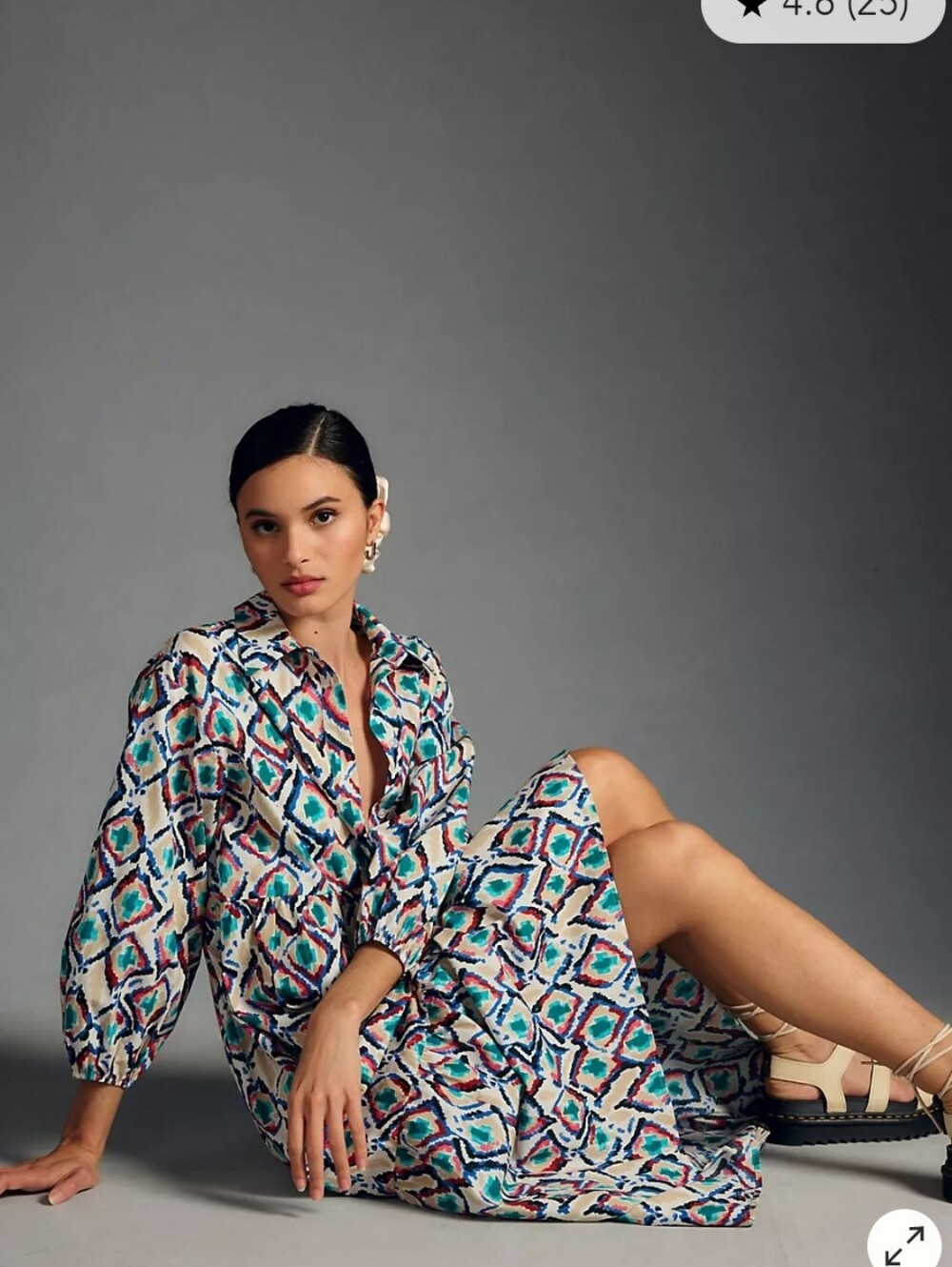 rAnthrpologie Maeve Bettins Midi Shirtdress
